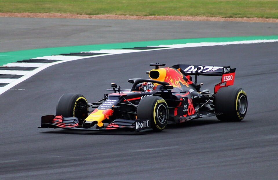 Max verstappen in F1 Redbull auto