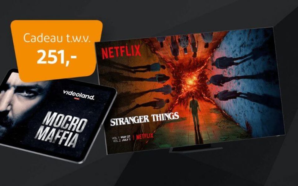 Videoland en Netflix 12 maanden gratis